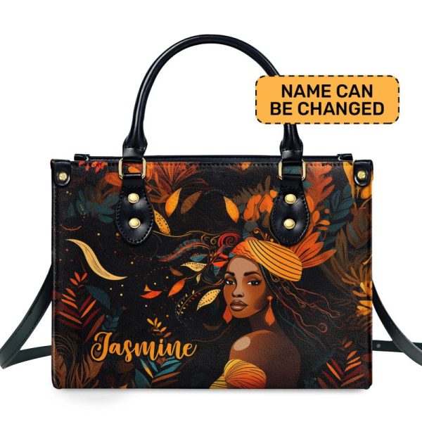 Boho Chic - Personalized Leather Handbag Sb105