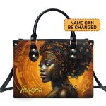 Afrofuturism12 - Personalized Leather Handbag Sb120