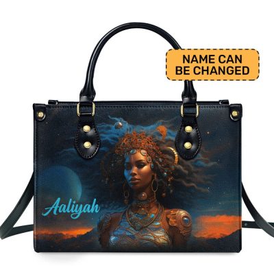 Afrofuturism11 - Personalized Leather Handbag Sb125