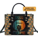 Melanin Queen - Personalized Leather Handbag Sb31