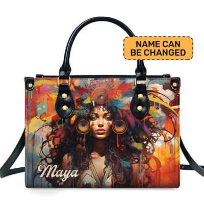 Bohemian - Personalized Leather Handbag Stb133