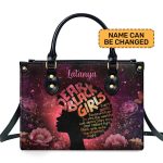 Dear Black Girls - Personalized Leather Handbag Stb146