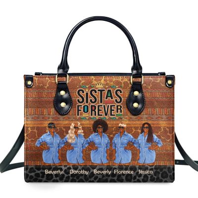 Sistas Forever - Personalized Leather Handbag Sblhblm2736M
