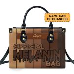 Official Melanin Bag - Personalized Leather Handbag Stb08
