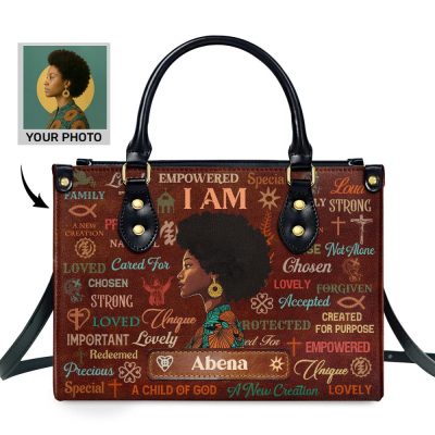 I Am Chosen - Personalized Leather Handbag