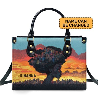 Afrocentrism 10 - Personalized Leather Handbag Sbt10