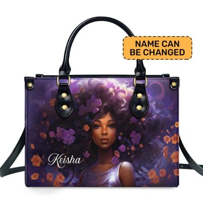 Blooming - Personalized Leather Handbag Mb59