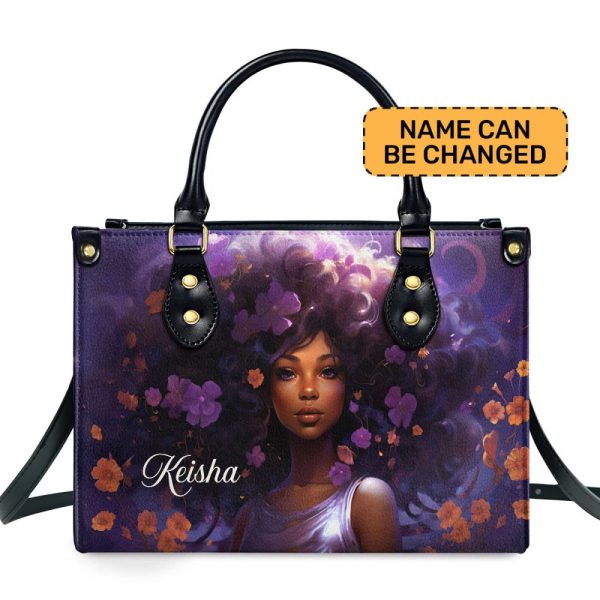 Blooming - Personalized Leather Handbag Mb59