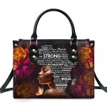 Africa Map - Leather Handbag Sb454