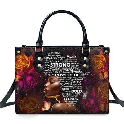 Africa Map - Leather Handbag Sb454