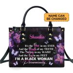 Phenomenal Black Woman - Personalized Leather Hand Bag Stb81