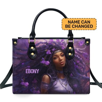 Beautiful Afroart - Personalized Leather Handbag Mb61