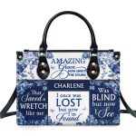 Amazing Grace - Personalized Leather Handbag