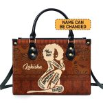 God Says You Are - Personalized Leather Handbag Stb149