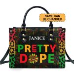 Pretty Dope - Personalized Leather Handbag Sblhbha21