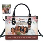 Blessed To Be Called  - Personalized Leather Handbag