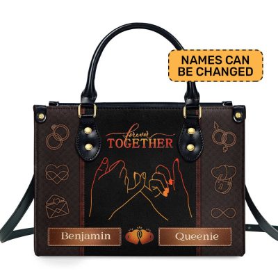 Forever Together  - Personalized Leather Handbag Mb73
