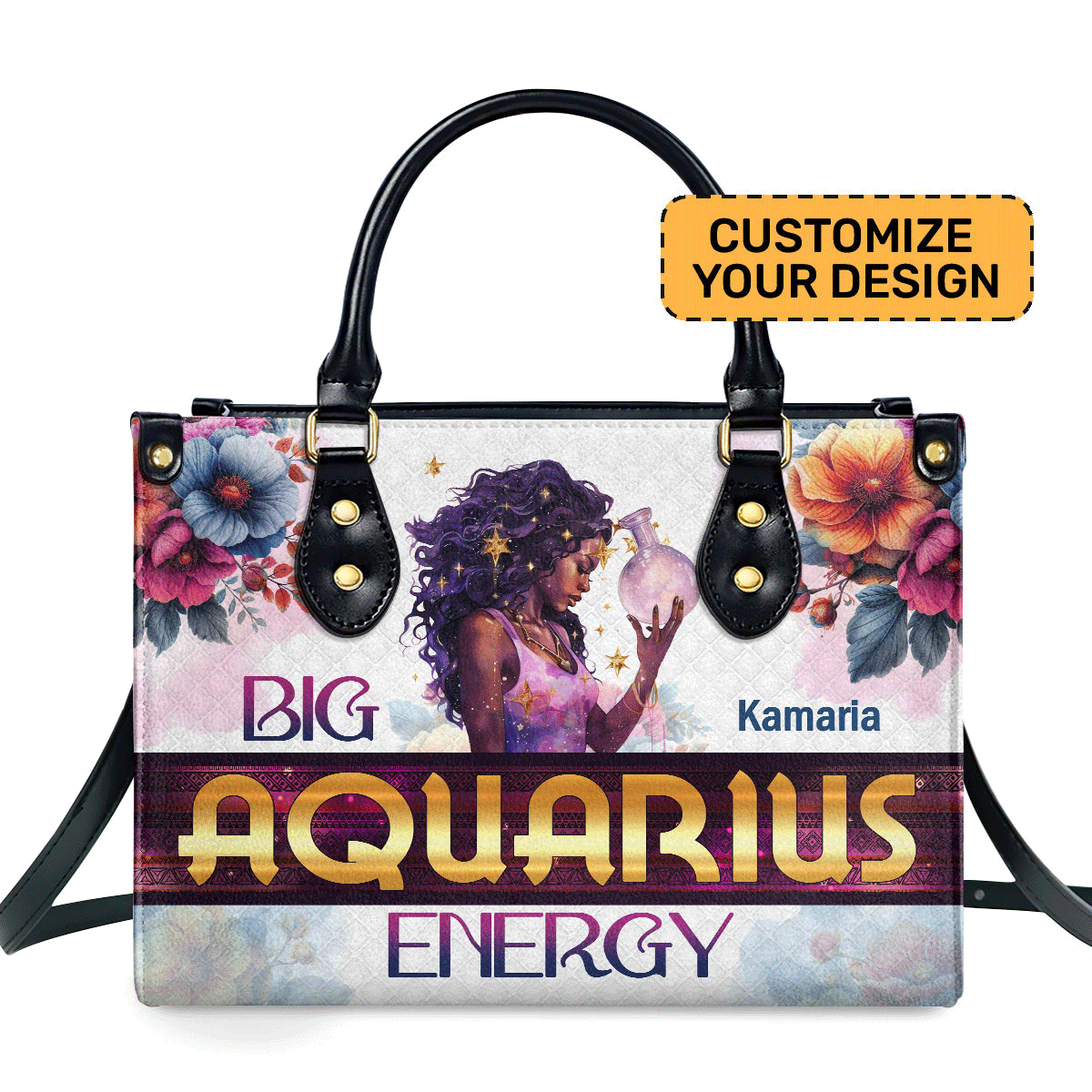 Big Energy - Personalized Leather Handbag Mb95