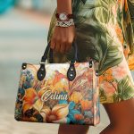 Radiant - Personalized Leather Handbag Stb130