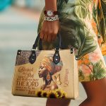 Blessed Is She Who Has Believed That The Lord Would Fulfill His Promises To Her! - Personalized Leather Handbag Stb152