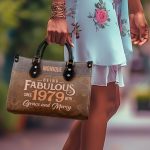 Being Fabulous - Personalized Leather Handbag Stb59