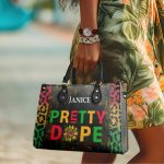 Pretty Dope - Personalized Leather Handbag Sblhbha21