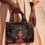 I Am - Personalized Leather Handbag Sbhn16