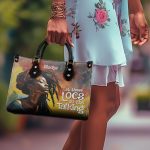 Let These Locs Do The Talking - Personalized Leather Handbag Stb07