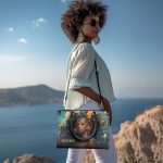 Afroart07 - Personalized Leather Handbag Mb57