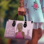 I Didn'T Come This Far To Only Come This Far - Personalized Leather Hand Bag Stb100