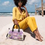 La Vie En Rose - Personalized Leather Hand Bag Sblhbt71