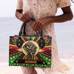 Juneteenth Spirit - Personalized Leather Hand Bag Sblhbt63