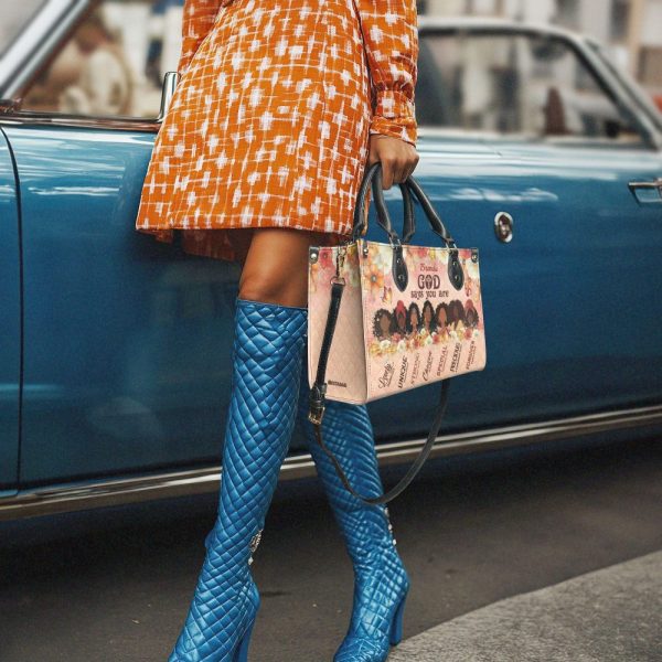 God Says You Are - Personalized Leather Handbag Sblhblm2478L