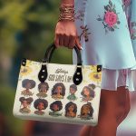 God Says I Am - Personalized Leather Handbag Stb182