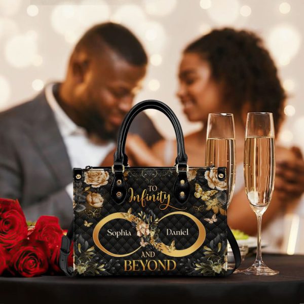 To Infinity And Beyond  - Personalized Leather Handbag Mb71