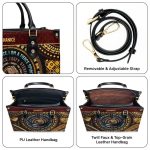 Mantra - I Am A Fierce Spirit - Personalized Leather Handbag Mb03