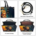 Afrofuturism09 - Personalized Leather Handbag Sb121