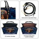 Black Mom Magic - Personalized Leather Handbag - Sb14A