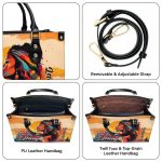 Unveiling The Essence Of Strength - Personalized Leather Handbag Sb308