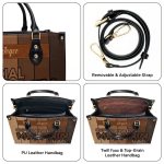 Official Melanin Bag - Personalized Leather Handbag Stb08