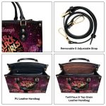Dear Black Girls - Personalized Leather Handbag Stb146