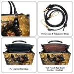 Born With The Magic - Personalized Leather Hand Bag Stb89