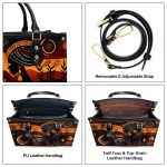 Black Beauty - Personalized Leather Handbag Sb108