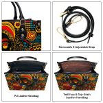 African Culture - Personalized Leather Handbag With Unique Texture Stb17