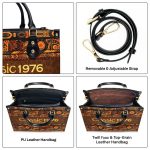 Classic Brown Bag - Personalized Leather Handbag Stb52