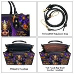 Always A Queen - Personalized Purple Leather Handbag Stb68