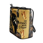 She Who Kneels Before God Can Stand Before Anyone - Personalized Leather Totebag