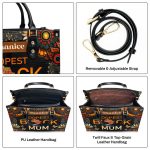 Dopest Black Mom - Personalized Leather Handbag Mb64A