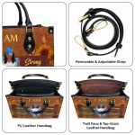 I Am - Personalized Leather Handbag Stb03