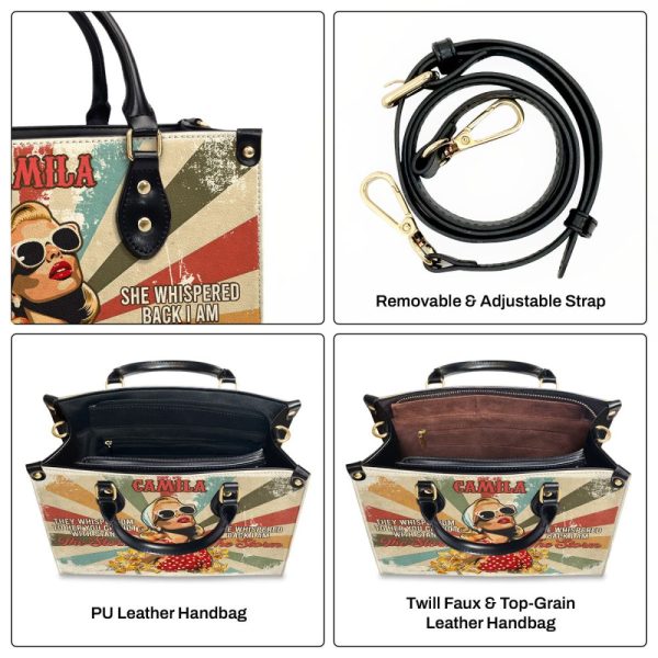 The Storm - Personalized Leather Handbag Sblhbpt786Ta